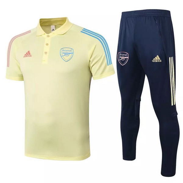 Polo Football Ensemble Complet Arsenal 2020-21 Jaune